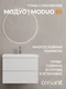 Комплект тумба с раковиной MODUO 80 белый