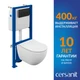 Комплект BRASKO SMART CO DPL EO slim + LINK PRO + TWINS пластик черный матовый