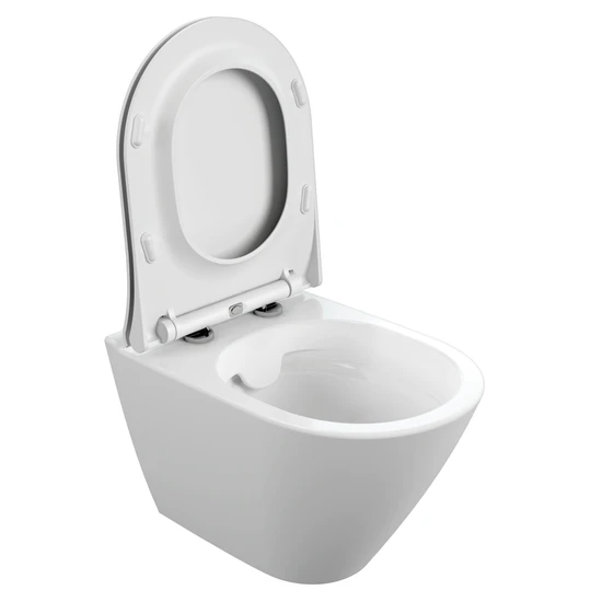 Подвесной унитаз CITY OVAL Clean On DPL EO slim