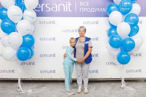 Детский праздник прошёл на двух заводах Cersanit