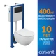Комплект BRASKO SMART CO DPL EO slim + VECTOR + TWINS пластик черный матовый