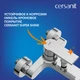 Смеситель BRASKO для ванны хром