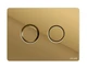 Кнопка ACCENTO CIRCLE для AQUA пневматическая пластик золотой глянцевый