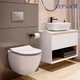 Комплект BRASKO SMART DPL EO slim инсталляция AQUA 40 SMART M кнопка ESTETICA пластик белый LP