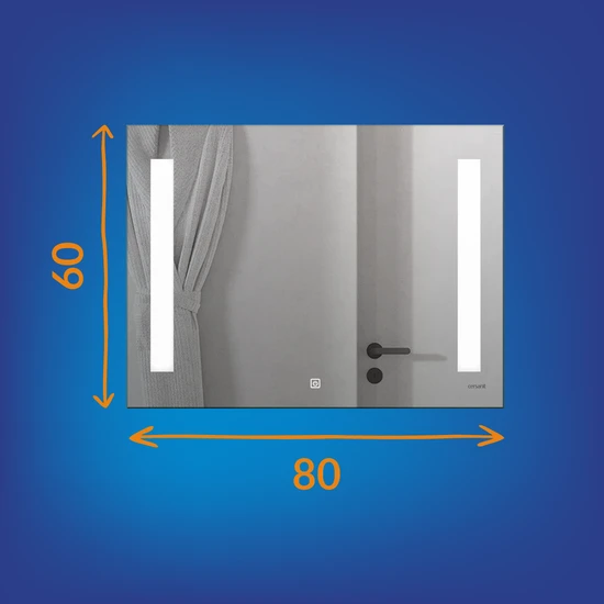 Зеркало LED 020 BASE 80