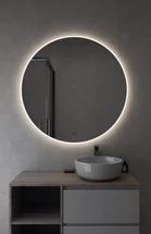 Зеркало ECLIPSE Fusion 100x100 с подсветкой круглое