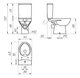 Унитаз-компакт PARVA Clean On 011 3/6 DPL EO