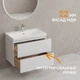 Комплект тумба с раковиной MODUO 80 белый
