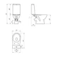 Унитаз-компакт FLAVIS 031 3/6 DPL EO slim