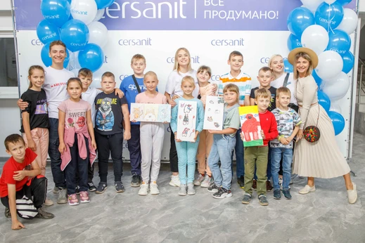 Детский праздник прошёл на двух заводах Cersanit