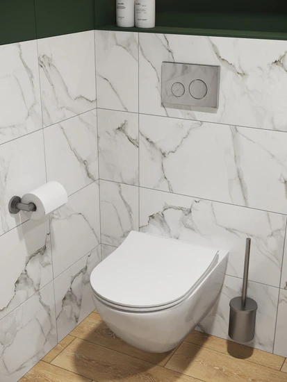 Подвесной унитаз BRASKO SMART Clean On DPL EO slim LP
