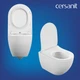 Комплект BRASKO SMART CO DPL EO slim + LINK PRO + TWINS пластик черный матовый