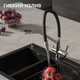 Смеситель для кухни VIVO однорычажный с подключением фильтра с гибким изливом хром