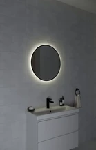 Зеркало ECLIPSE smart 60x60 в черной рамке