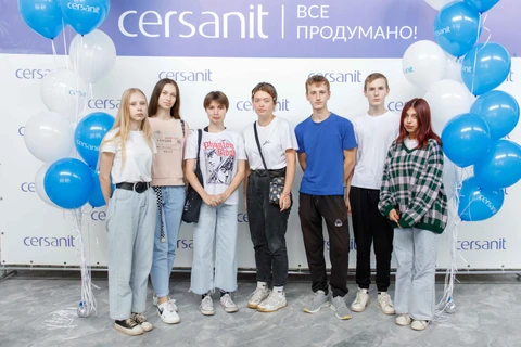 Детский праздник прошёл на двух заводах Cersanit