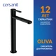 Смеситель для раковины высокий OLIVA черный