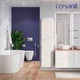 Комплект CITY SMART DPL EO slim инсталляция AQUA 40 SMART M кнопка CORNER пластик белый LP
