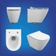 Комплект CITY SMART DPL EO slim инсталляция AQUA 50 PRIME P кнопка ACCENTO CIRCLE пластик хром глянцевый LP
