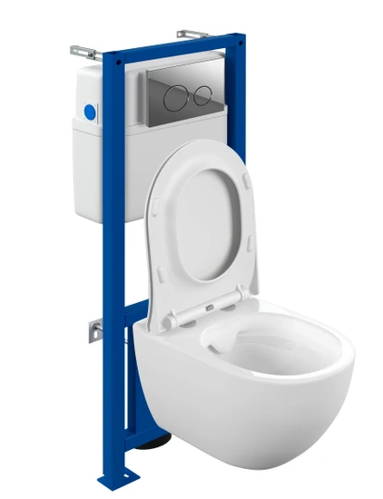 Комплект BRASKO SMART CO DPL EO slim + LINK PRO + TWINS пластик хром глянцевый