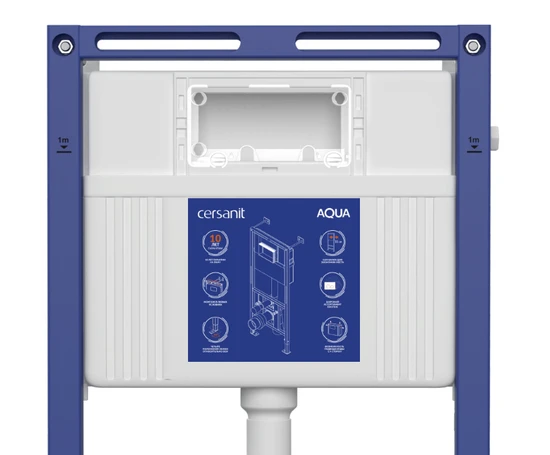 Бачок пластиковый для инсталляции AQUA 40 укомплектованный