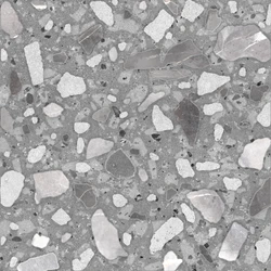 Керамогранит Cersanit Rokko серый рельеф 42x42 A18132