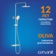 Душевая система OLIVA хром