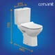 Унитаз-компакт CITY Clean On 011 3/5 DPL EO slim