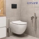 Комплект BRASKO SMART DPL EO slim инсталляция AQUA 40 SMART M кнопка TWINS пластик черный матовый LP