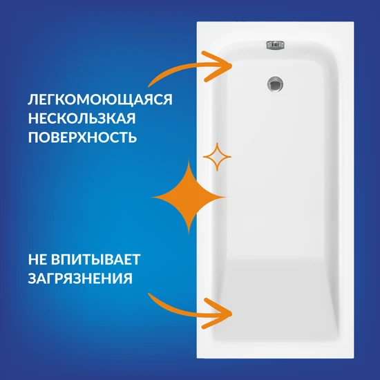 Ванна прямоугольная COMO 150*70