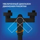 Смеситель для ванны BRASKO BLACK с длинным изливом