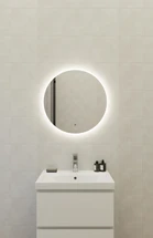 Зеркало ECLIPSE Fusion 62x62 с подсветкой круглое