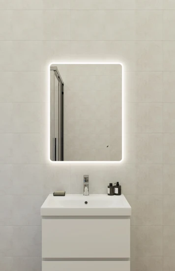 Зеркало ECLIPSE Fusion 60x80 с подсветкой прямоугольное