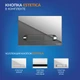 Комплект CITY DPL EO slim инсталляция AQUA 40 SMART M кнопка ESTETICA пластик хром глянцевый