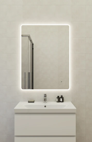 Зеркало ECLIPSE Fusion 75x100 с подсветкой прямоугольное