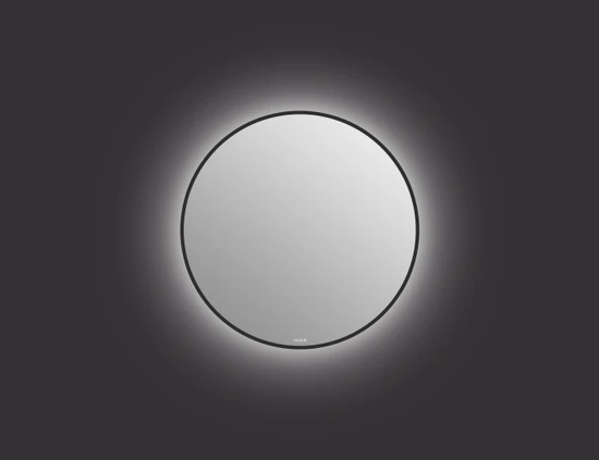 Зеркало ECLIPSE smart 60x60 в черной рамке