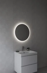 Зеркало ECLIPSE Fusion 62x62 с подсветкой круглое
