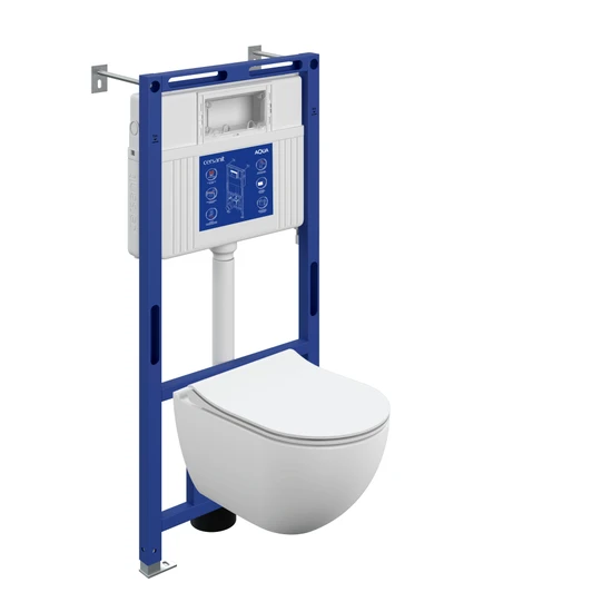 Комплект BRASKO SMART DPL EO slim инсталляция AQUA 50 PRIME М LP