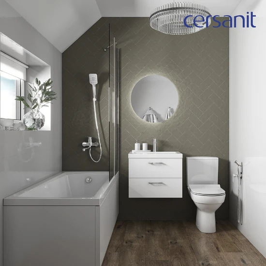 Унитаз-компакт CITY Clean On 011 3/5 DPL EO slim