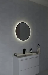 Зеркало ECLIPSE smart 60x60 в черной рамке