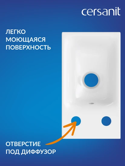 Раковина мебельная MODUO 40 2 отв.