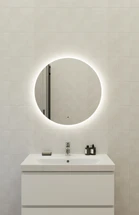 Зеркало ECLIPSE Fusion 72x72 с подсветкой круглое