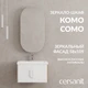 Зеркало-шкаф COMO 60 орех