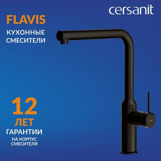 Смеситель для кухни FLAVIS черный