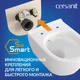 Подвесной унитаз BRASKO SMART Clean On DPL EO slim LP