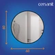 Зеркало ECLIPSE smart 60x60 в черной рамке