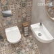 Комплект CITY DPL EO slim инсталляция AQUA 40 SMART M кнопка ESTETICA пластик хром глянцевый