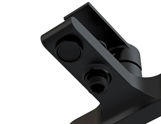 Смеситель BRASKO BLACK для ванны черный