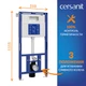 Комплект BRASKO SMART DPL EO slim инсталляция AQUA 50 PRIME М LP