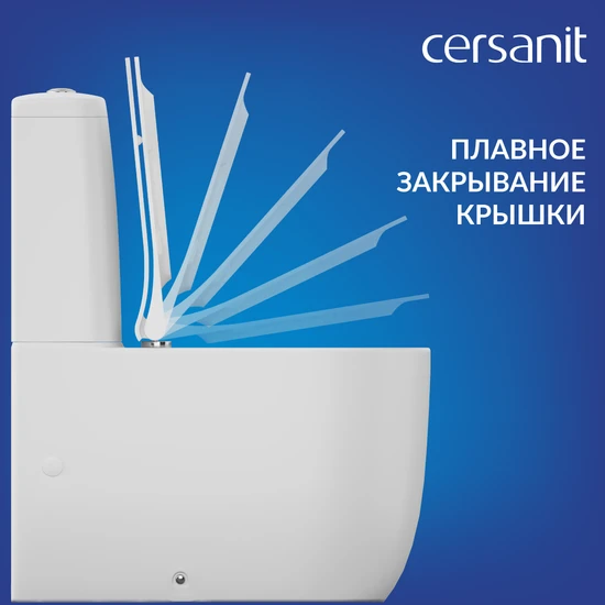 Унитаз-компакт MODUO Vortex 011 3/5 DPL EO slim LP