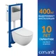 Комплект BRASKO SMART CO DPL EO slim + LINK PRO + TWINS пластик хром глянцевый